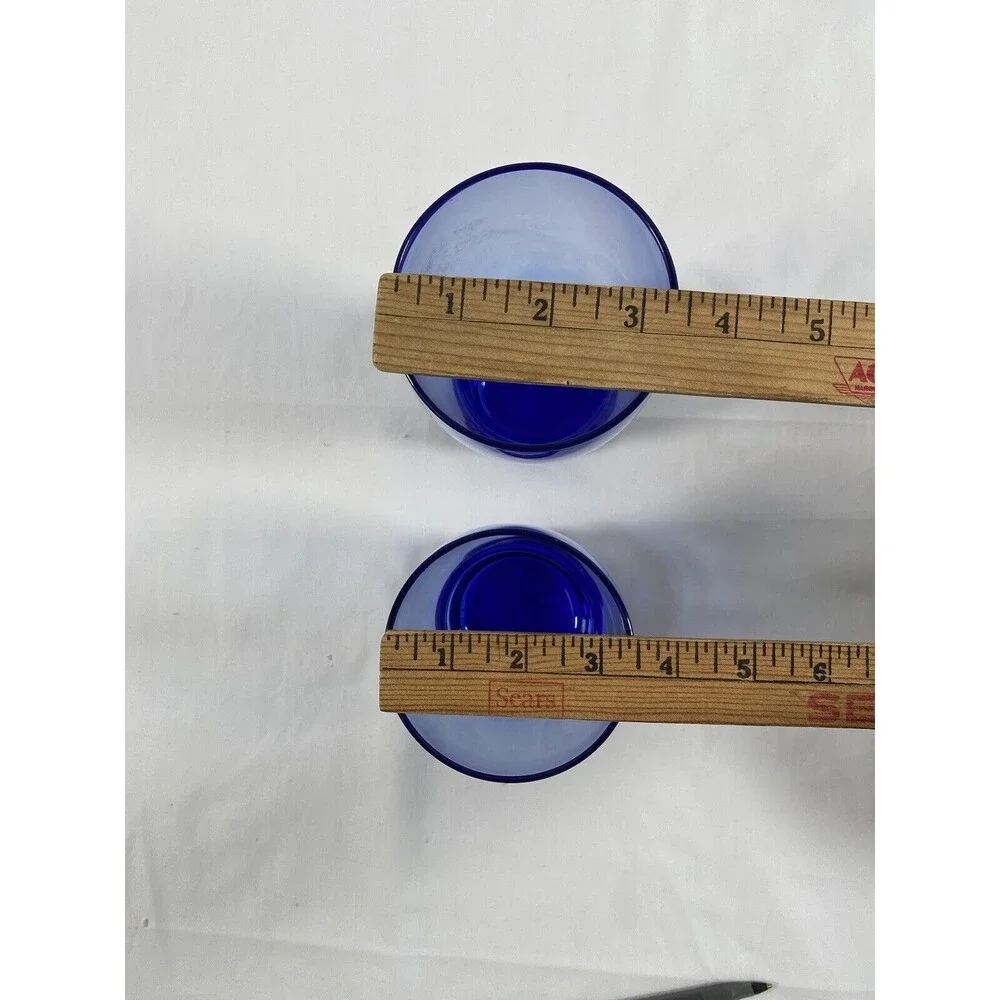 Libbey bangles cobalt
